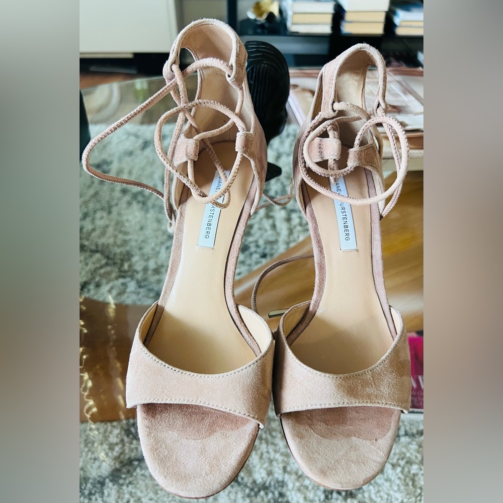 Diane von Furstenberg Suede Heels